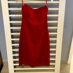 Strapless cocktail dress